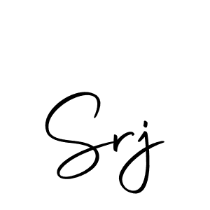 Create a beautiful signature design for name Srj. With this signature (Autography-DOLnW) fonts, you can make a handwritten signature for free. Srj signature style 10 images and pictures png