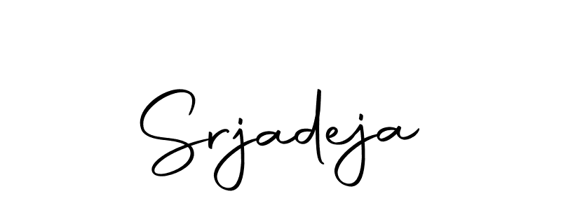 Make a beautiful signature design for name Srjadeja. With this signature (Autography-DOLnW) style, you can create a handwritten signature for free. Srjadeja signature style 10 images and pictures png