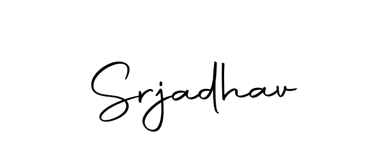 Make a beautiful signature design for name Srjadhav. With this signature (Autography-DOLnW) style, you can create a handwritten signature for free. Srjadhav signature style 10 images and pictures png