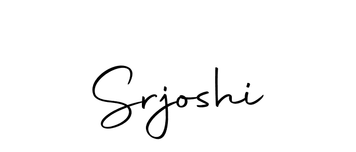 Design your own signature with our free online signature maker. With this signature software, you can create a handwritten (Autography-DOLnW) signature for name Srjoshi. Srjoshi signature style 10 images and pictures png
