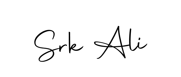 Design your own signature with our free online signature maker. With this signature software, you can create a handwritten (Autography-DOLnW) signature for name Srk Ali. Srk Ali signature style 10 images and pictures png
