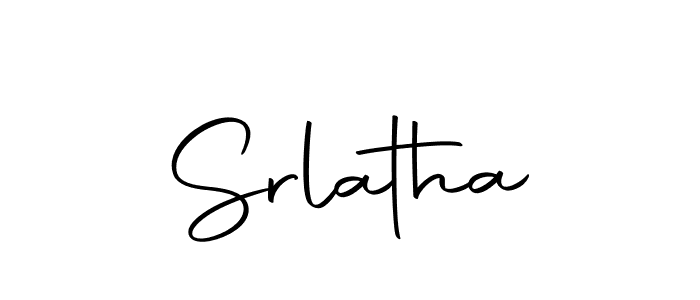 How to make Srlatha name signature. Use Autography-DOLnW style for creating short signs online. This is the latest handwritten sign. Srlatha signature style 10 images and pictures png