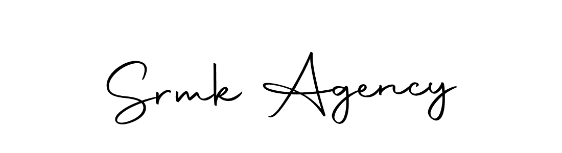 Make a beautiful signature design for name Srmk Agency. With this signature (Autography-DOLnW) style, you can create a handwritten signature for free. Srmk Agency signature style 10 images and pictures png