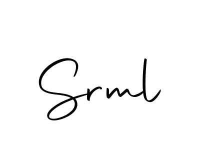 Use a signature maker to create a handwritten signature online. With this signature software, you can design (Autography-DOLnW) your own signature for name Srml. Srml signature style 10 images and pictures png