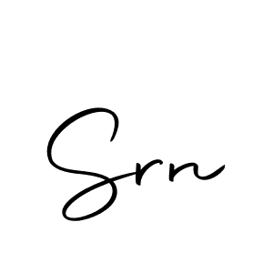 You should practise on your own different ways (Autography-DOLnW) to write your name (Srn) in signature. don't let someone else do it for you. Srn signature style 10 images and pictures png