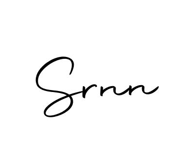 Make a beautiful signature design for name Srnn. With this signature (Autography-DOLnW) style, you can create a handwritten signature for free. Srnn signature style 10 images and pictures png