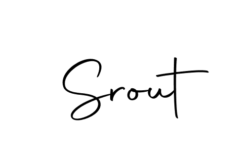 Design your own signature with our free online signature maker. With this signature software, you can create a handwritten (Autography-DOLnW) signature for name Srout. Srout signature style 10 images and pictures png