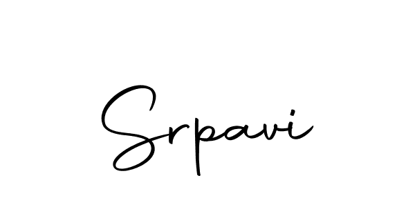 Srpavi stylish signature style. Best Handwritten Sign (Autography-DOLnW) for my name. Handwritten Signature Collection Ideas for my name Srpavi. Srpavi signature style 10 images and pictures png