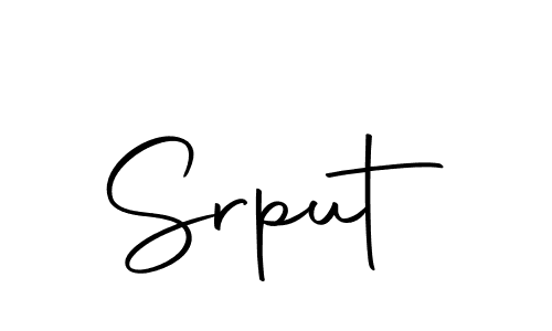 if you are searching for the best signature style for your name Srput. so please give up your signature search. here we have designed multiple signature styles  using Autography-DOLnW. Srput signature style 10 images and pictures png
