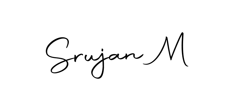 Once you've used our free online signature maker to create your best signature Autography-DOLnW style, it's time to enjoy all of the benefits that Srujan M name signing documents. Srujan M signature style 10 images and pictures png