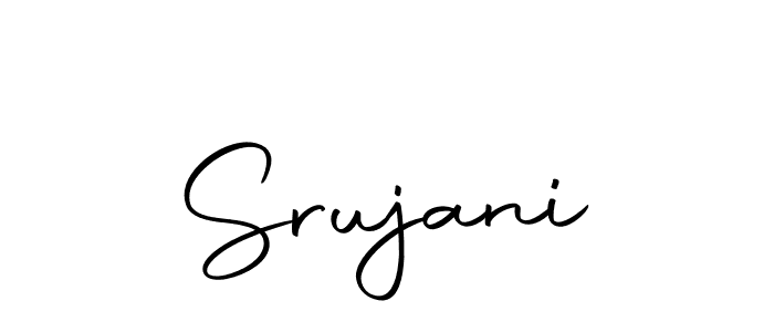 You should practise on your own different ways (Autography-DOLnW) to write your name (Srujani) in signature. don't let someone else do it for you. Srujani signature style 10 images and pictures png