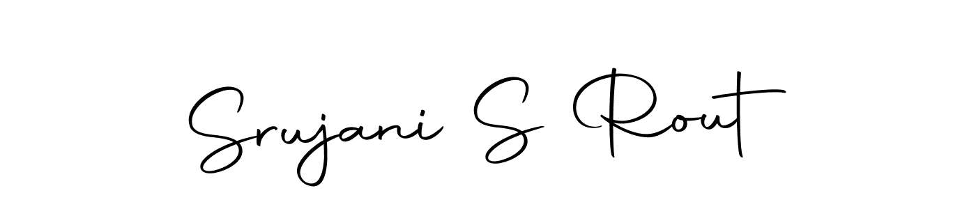 The best way (Autography-DOLnW) to make a short signature is to pick only two or three words in your name. The name Srujani S Rout include a total of six letters. For converting this name. Srujani S Rout signature style 10 images and pictures png