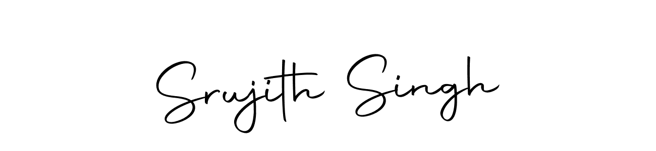 Make a beautiful signature design for name Srujith Singh. Use this online signature maker to create a handwritten signature for free. Srujith Singh signature style 10 images and pictures png
