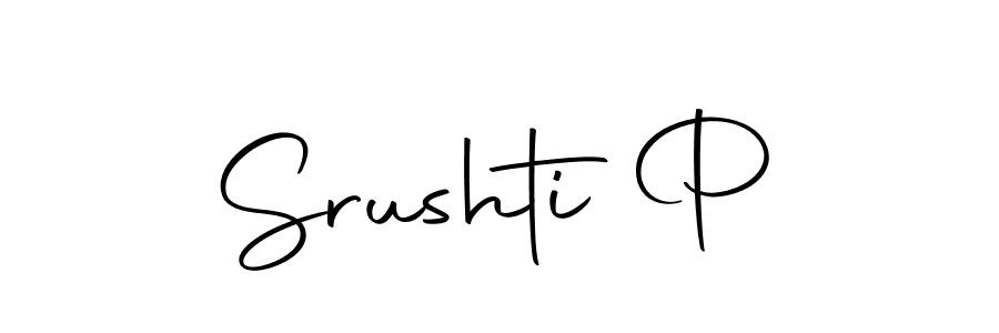 The best way (Autography-DOLnW) to make a short signature is to pick only two or three words in your name. The name Srushti P include a total of six letters. For converting this name. Srushti P signature style 10 images and pictures png