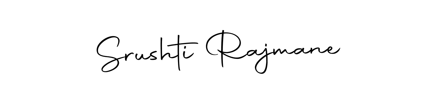 Also we have Srushti Rajmane name is the best signature style. Create professional handwritten signature collection using Autography-DOLnW autograph style. Srushti Rajmane signature style 10 images and pictures png