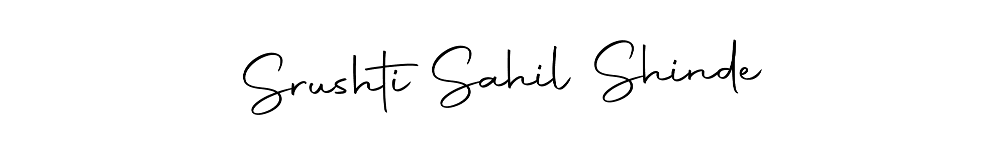 This is the best signature style for the Srushti Sahil Shinde name. Also you like these signature font (Autography-DOLnW). Mix name signature. Srushti Sahil Shinde signature style 10 images and pictures png