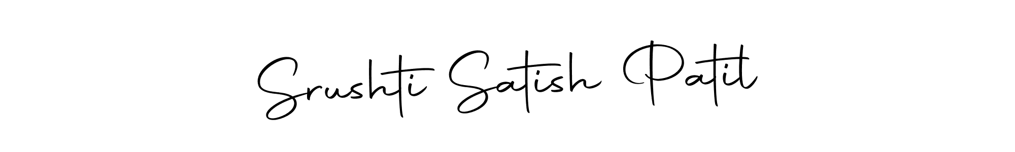 Make a beautiful signature design for name Srushti Satish Patil. Use this online signature maker to create a handwritten signature for free. Srushti Satish Patil signature style 10 images and pictures png