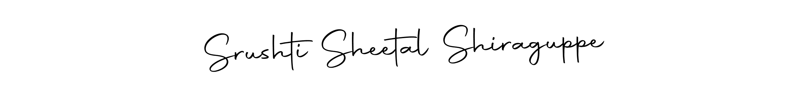 Make a beautiful signature design for name Srushti Sheetal Shiraguppe. Use this online signature maker to create a handwritten signature for free. Srushti Sheetal Shiraguppe signature style 10 images and pictures png