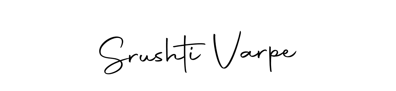 This is the best signature style for the Srushti Varpe name. Also you like these signature font (Autography-DOLnW). Mix name signature. Srushti Varpe signature style 10 images and pictures png