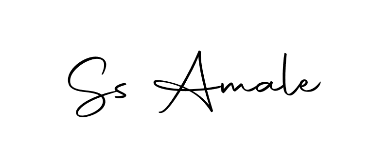 You should practise on your own different ways (Autography-DOLnW) to write your name (Ss Amale) in signature. don't let someone else do it for you. Ss Amale signature style 10 images and pictures png