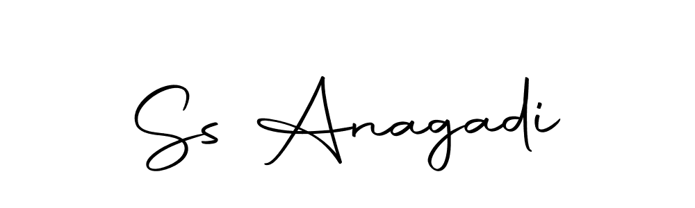 Ss Anagadi stylish signature style. Best Handwritten Sign (Autography-DOLnW) for my name. Handwritten Signature Collection Ideas for my name Ss Anagadi. Ss Anagadi signature style 10 images and pictures png