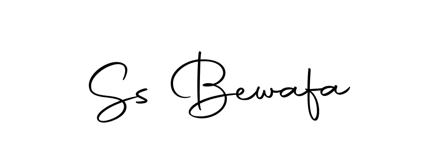 if you are searching for the best signature style for your name Ss Bewafa. so please give up your signature search. here we have designed multiple signature styles  using Autography-DOLnW. Ss Bewafa signature style 10 images and pictures png