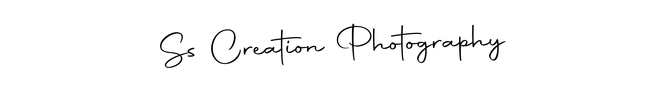Use a signature maker to create a handwritten signature online. With this signature software, you can design (Autography-DOLnW) your own signature for name Ss Creation Photography. Ss Creation Photography signature style 10 images and pictures png