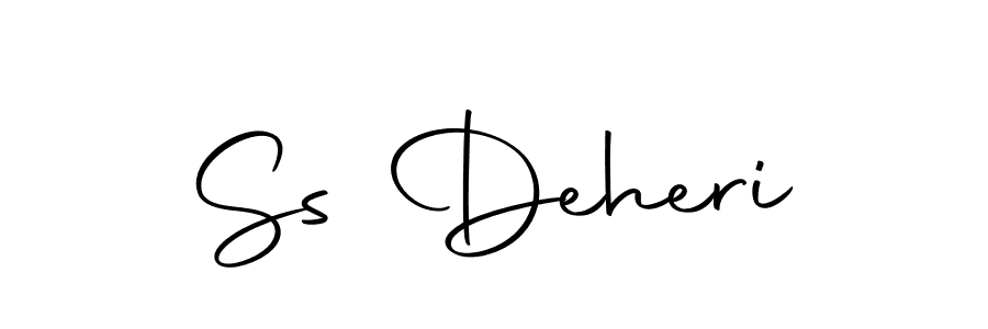 Make a beautiful signature design for name Ss Deheri. With this signature (Autography-DOLnW) style, you can create a handwritten signature for free. Ss Deheri signature style 10 images and pictures png