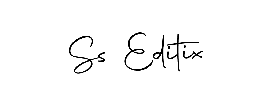 Create a beautiful signature design for name Ss Editix. With this signature (Autography-DOLnW) fonts, you can make a handwritten signature for free. Ss Editix signature style 10 images and pictures png