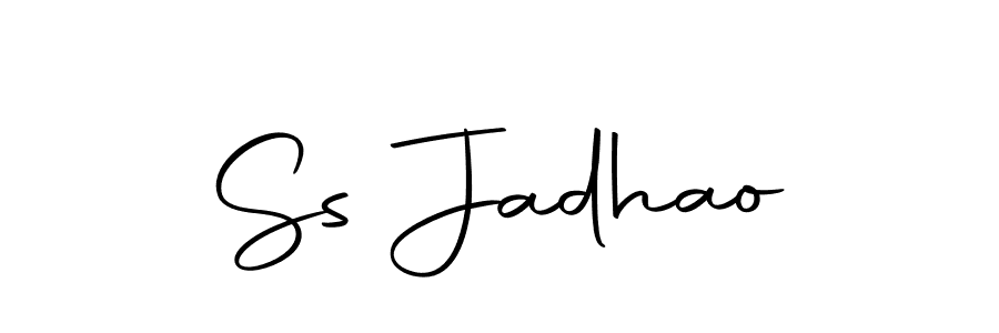 Make a beautiful signature design for name Ss Jadhao. Use this online signature maker to create a handwritten signature for free. Ss Jadhao signature style 10 images and pictures png