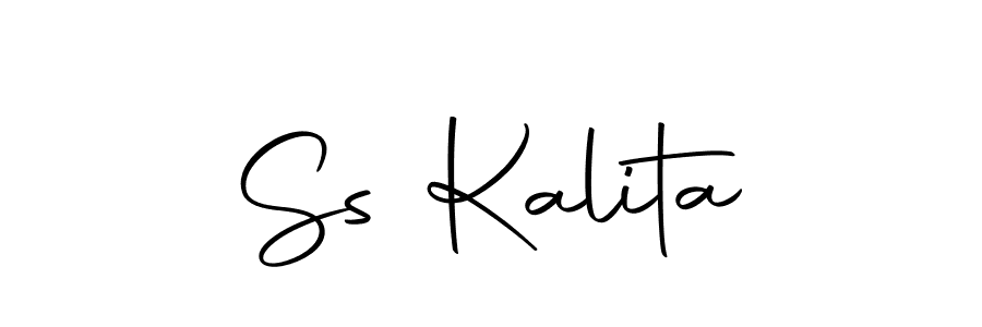 Use a signature maker to create a handwritten signature online. With this signature software, you can design (Autography-DOLnW) your own signature for name Ss Kalita. Ss Kalita signature style 10 images and pictures png