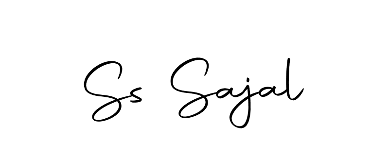 How to make Ss Sajal signature? Autography-DOLnW is a professional autograph style. Create handwritten signature for Ss Sajal name. Ss Sajal signature style 10 images and pictures png