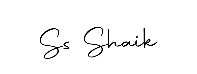 Make a beautiful signature design for name Ss Shaik. With this signature (Autography-DOLnW) style, you can create a handwritten signature for free. Ss Shaik signature style 10 images and pictures png