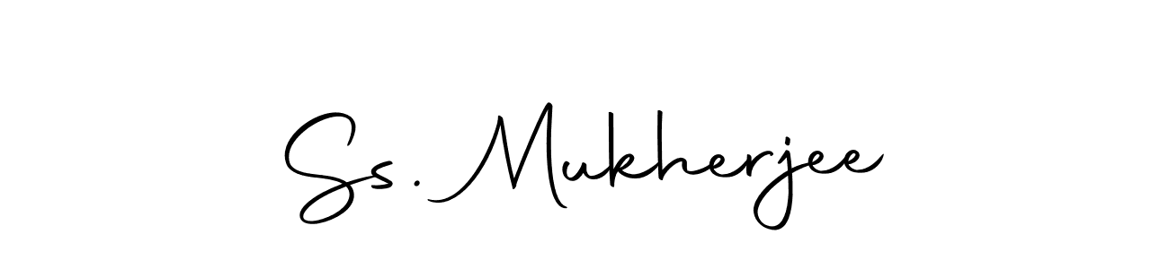 How to make Ss. Mukherjee name signature. Use Autography-DOLnW style for creating short signs online. This is the latest handwritten sign. Ss. Mukherjee signature style 10 images and pictures png