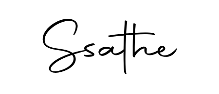 Try this chic Ssathe handwritten sign style. Using Autography-DOLnW font elements, it gives your name a sleek, memorable identity. Ssathe signature style 10 images and pictures png