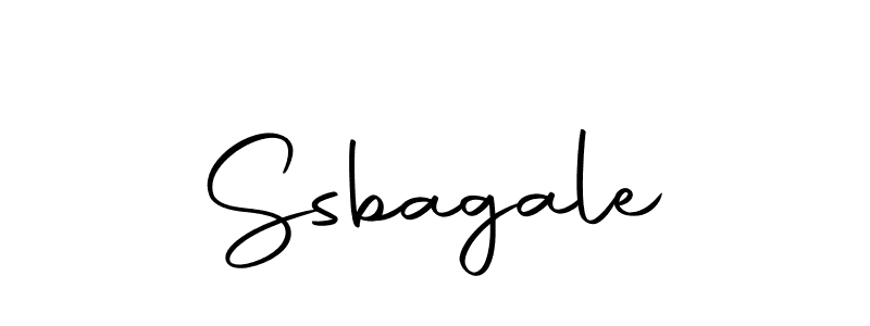 Create a beautiful signature design for name Ssbagale. With this signature (Autography-DOLnW) fonts, you can make a handwritten signature for free. Ssbagale signature style 10 images and pictures png