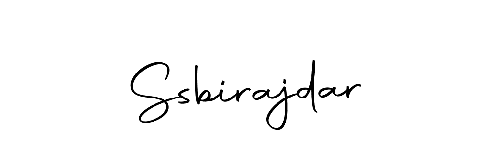 Make a beautiful signature design for name Ssbirajdar. With this signature (Autography-DOLnW) style, you can create a handwritten signature for free. Ssbirajdar signature style 10 images and pictures png