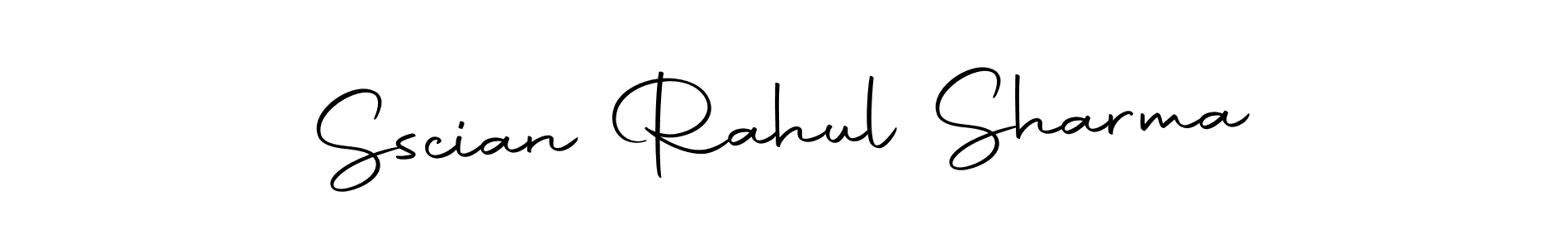 Create a beautiful signature design for name Sscian Rahul Sharma. With this signature (Autography-DOLnW) fonts, you can make a handwritten signature for free. Sscian Rahul Sharma signature style 10 images and pictures png