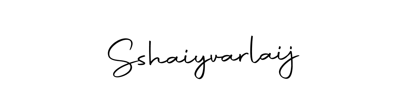 How to make Sshaiyvarlaij name signature. Use Autography-DOLnW style for creating short signs online. This is the latest handwritten sign. Sshaiyvarlaij signature style 10 images and pictures png