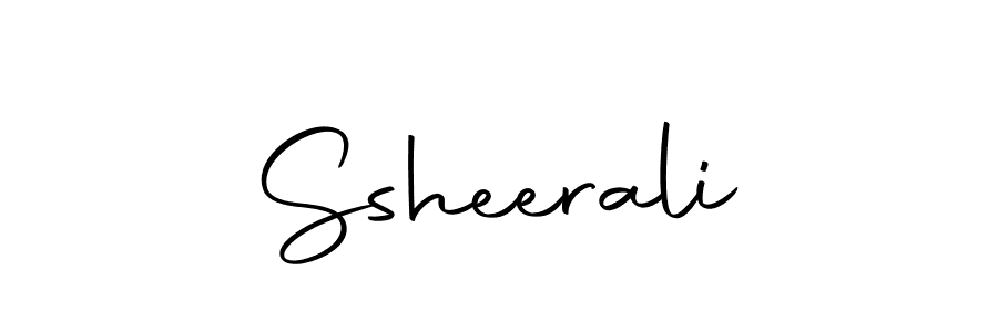 How to make Ssheerali name signature. Use Autography-DOLnW style for creating short signs online. This is the latest handwritten sign. Ssheerali signature style 10 images and pictures png