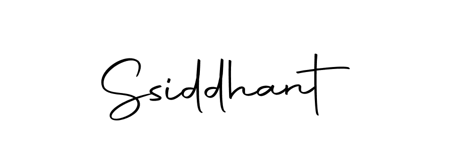 Create a beautiful signature design for name Ssiddhant. With this signature (Autography-DOLnW) fonts, you can make a handwritten signature for free. Ssiddhant signature style 10 images and pictures png