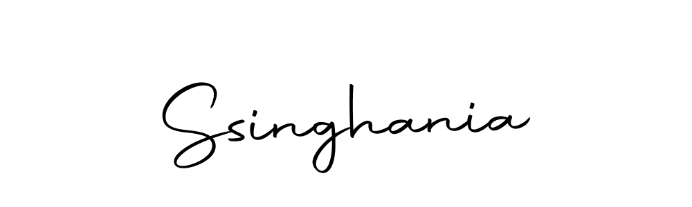How to make Ssinghania name signature. Use Autography-DOLnW style for creating short signs online. This is the latest handwritten sign. Ssinghania signature style 10 images and pictures png