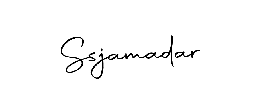 Design your own signature with our free online signature maker. With this signature software, you can create a handwritten (Autography-DOLnW) signature for name Ssjamadar. Ssjamadar signature style 10 images and pictures png