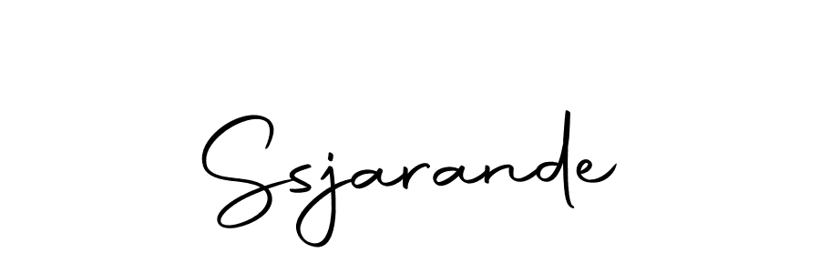 Similarly Autography-DOLnW is the best handwritten signature design. Signature creator online .You can use it as an online autograph creator for name Ssjarande. Ssjarande signature style 10 images and pictures png