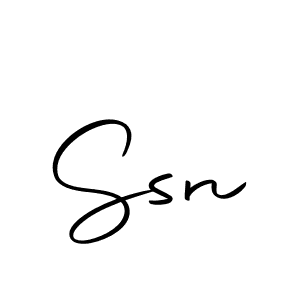 Make a beautiful signature design for name Ssn. With this signature (Autography-DOLnW) style, you can create a handwritten signature for free. Ssn signature style 10 images and pictures png