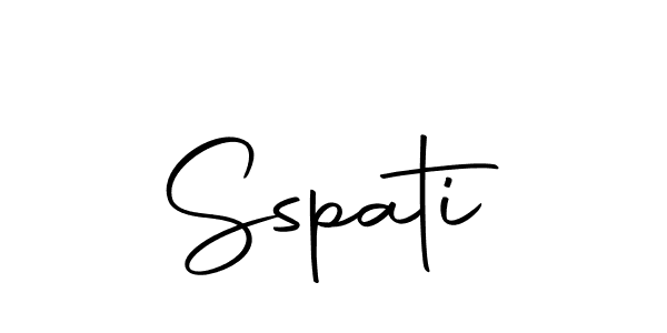 How to make Sspati signature? Autography-DOLnW is a professional autograph style. Create handwritten signature for Sspati name. Sspati signature style 10 images and pictures png