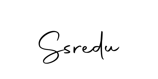 You should practise on your own different ways (Autography-DOLnW) to write your name (Ssredu) in signature. don't let someone else do it for you. Ssredu signature style 10 images and pictures png