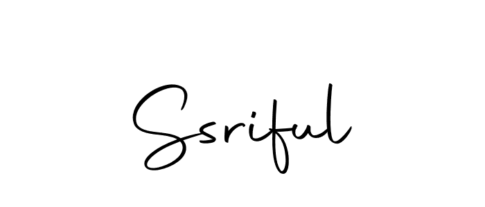 Similarly Autography-DOLnW is the best handwritten signature design. Signature creator online .You can use it as an online autograph creator for name Ssriful. Ssriful signature style 10 images and pictures png