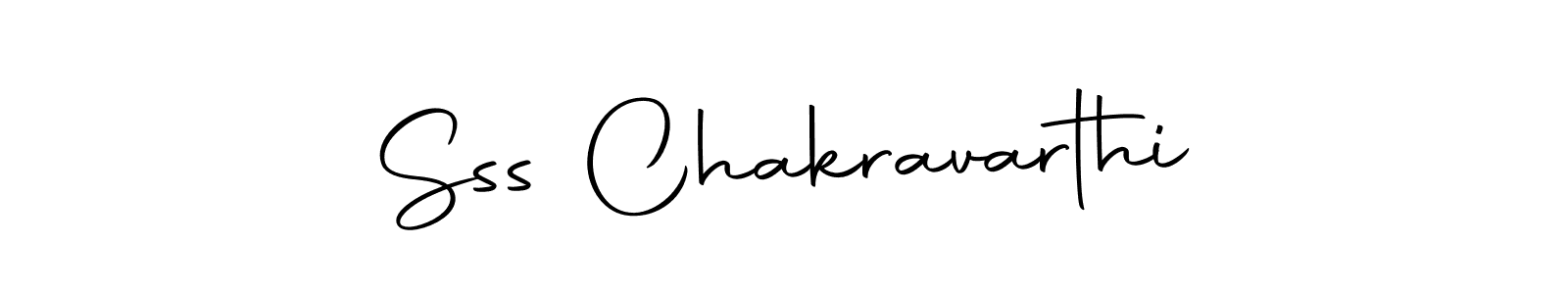 Use a signature maker to create a handwritten signature online. With this signature software, you can design (Autography-DOLnW) your own signature for name Sss Chakravarthi. Sss Chakravarthi signature style 10 images and pictures png