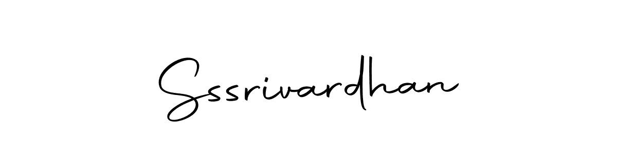 Create a beautiful signature design for name Sssrivardhan. With this signature (Autography-DOLnW) fonts, you can make a handwritten signature for free. Sssrivardhan signature style 10 images and pictures png